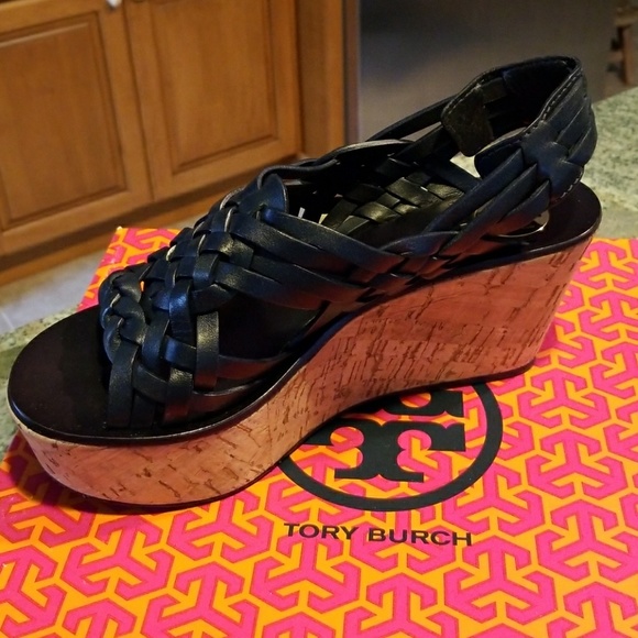 Tory Burch Shoes - NWOT Tory Burch Cork Sole Wedge Sandals